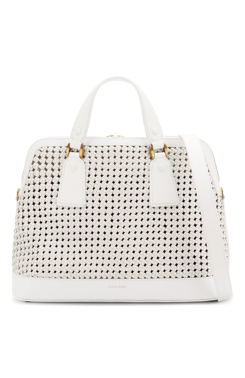 Сумка GIORGIO ARMANI белого цвета по цене 389000 руб., арт. Y1A178/YTE5D, фото 6 Сумка GIORGIO ARMANI, арт. Y1A178/YTE5D, фото 6