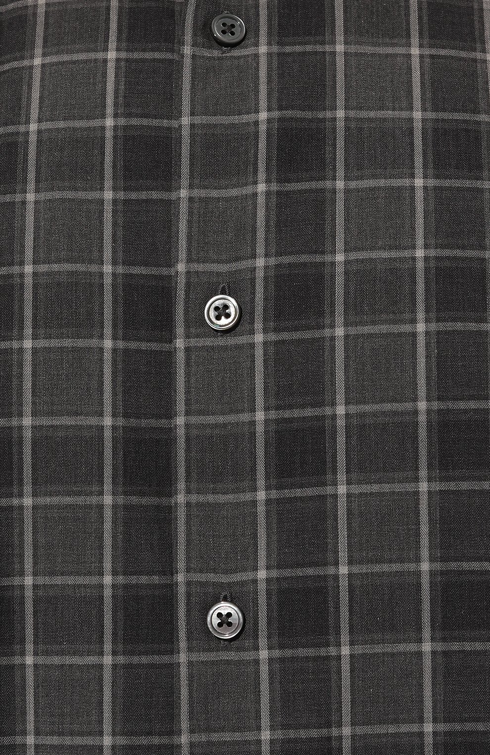 Хлопковая рубашка ZEGNA темно-серого цвета по цене 49950 руб., арт. UCX21A6/SRF5, фото 5 Хлопковая рубашка ZEGNA, арт. UCX21A6/SRF5, фото 5