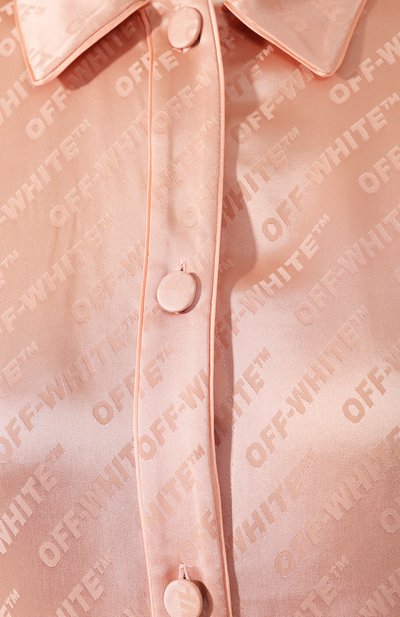 Атласная блузка OFF-WHITE, арт. 0WGA051R19C860570300, фото 5