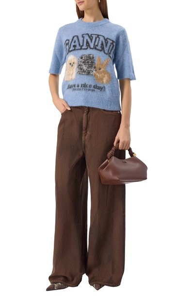 Шерстяной пуловер GANNI, арт. K2517, фото 2