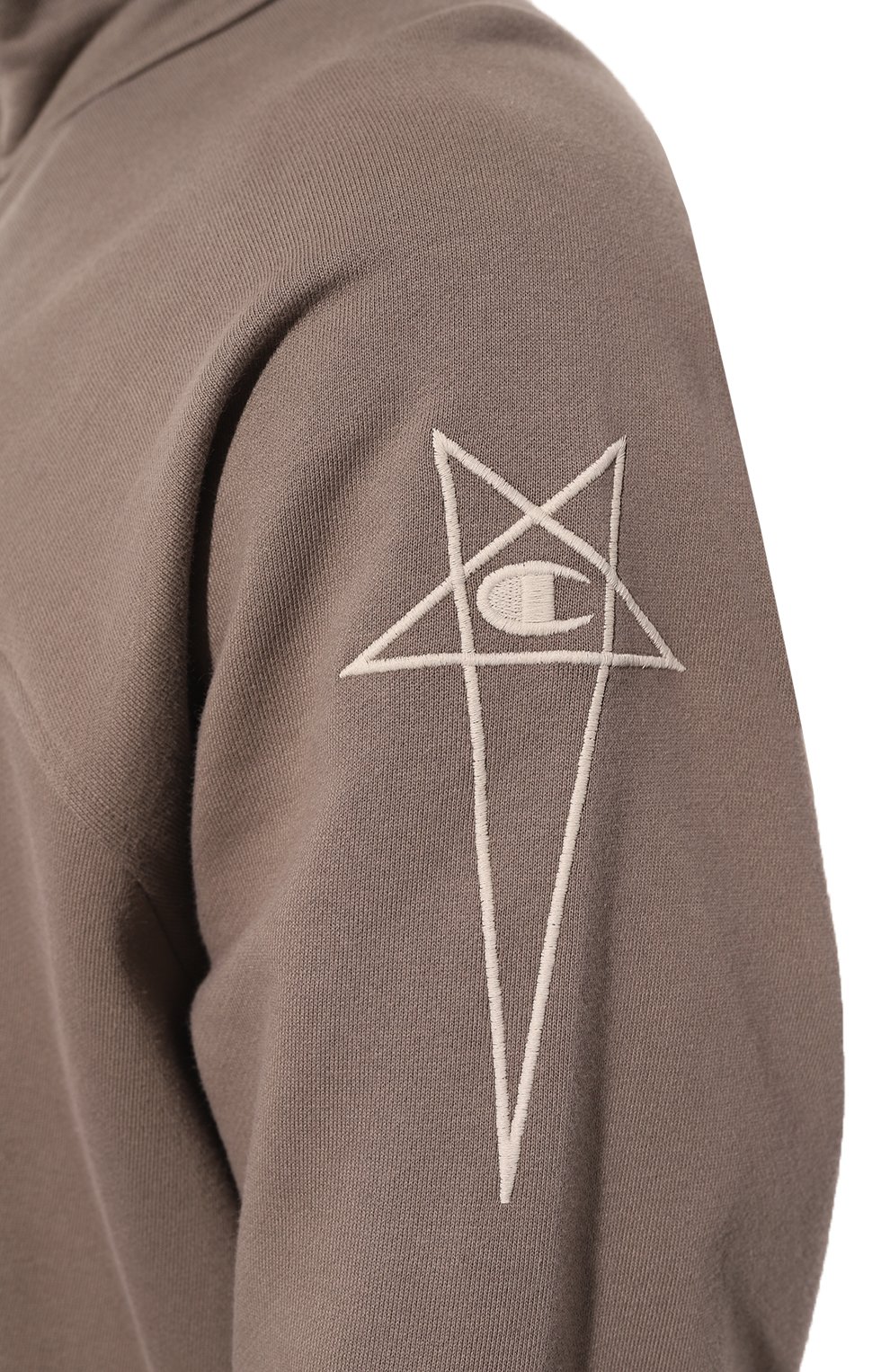 Хлопковая толстовка rick owens x champion RICK OWENS, арт. CM02C9219/CHFE, фото 5