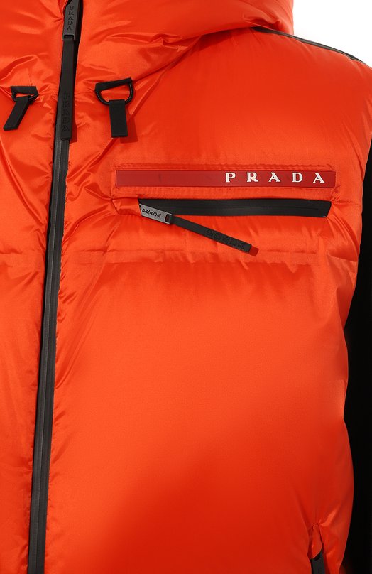 фото Пуховый жилет prada linea rossa prada