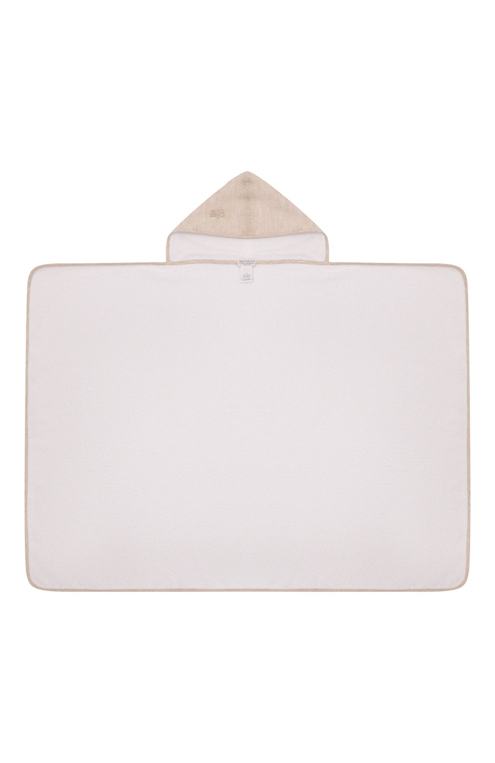 Полотенце BRUNELLO CUCINELLI белого цвета по цене 26400 руб., арт. BB925L136, фото 3 Полотенце BRUNELLO CUCINELLI, арт. BB925L136, фото 3