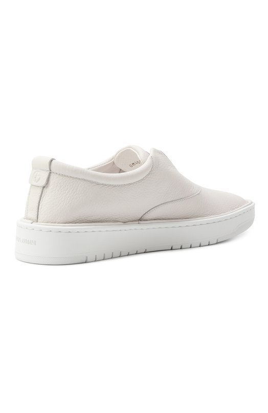 Кожаные кеды Giorgio Armani GM002038/AF19222 Белый  GM002038/AF19222 Фото 5