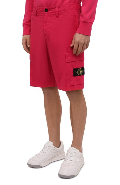 Хлопковые шорты STONE ISLAND, арт. 7615L0803, фото 3