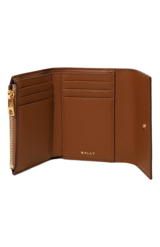 Кожаное портмоне Bally WLB00U/TP046 Коричневый  WLB00U/TP046 Фото 3