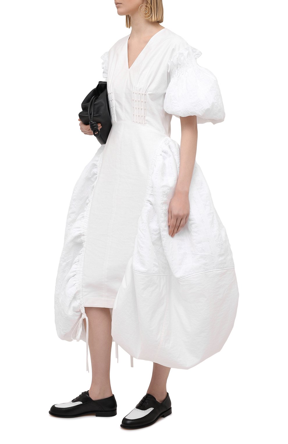 Кожаные броги LOEWE черно-белого цвета по цене 82450 руб., арт. L814379X02, фото 2 Кожаные броги LOEWE, арт. L814379X02, фото 2