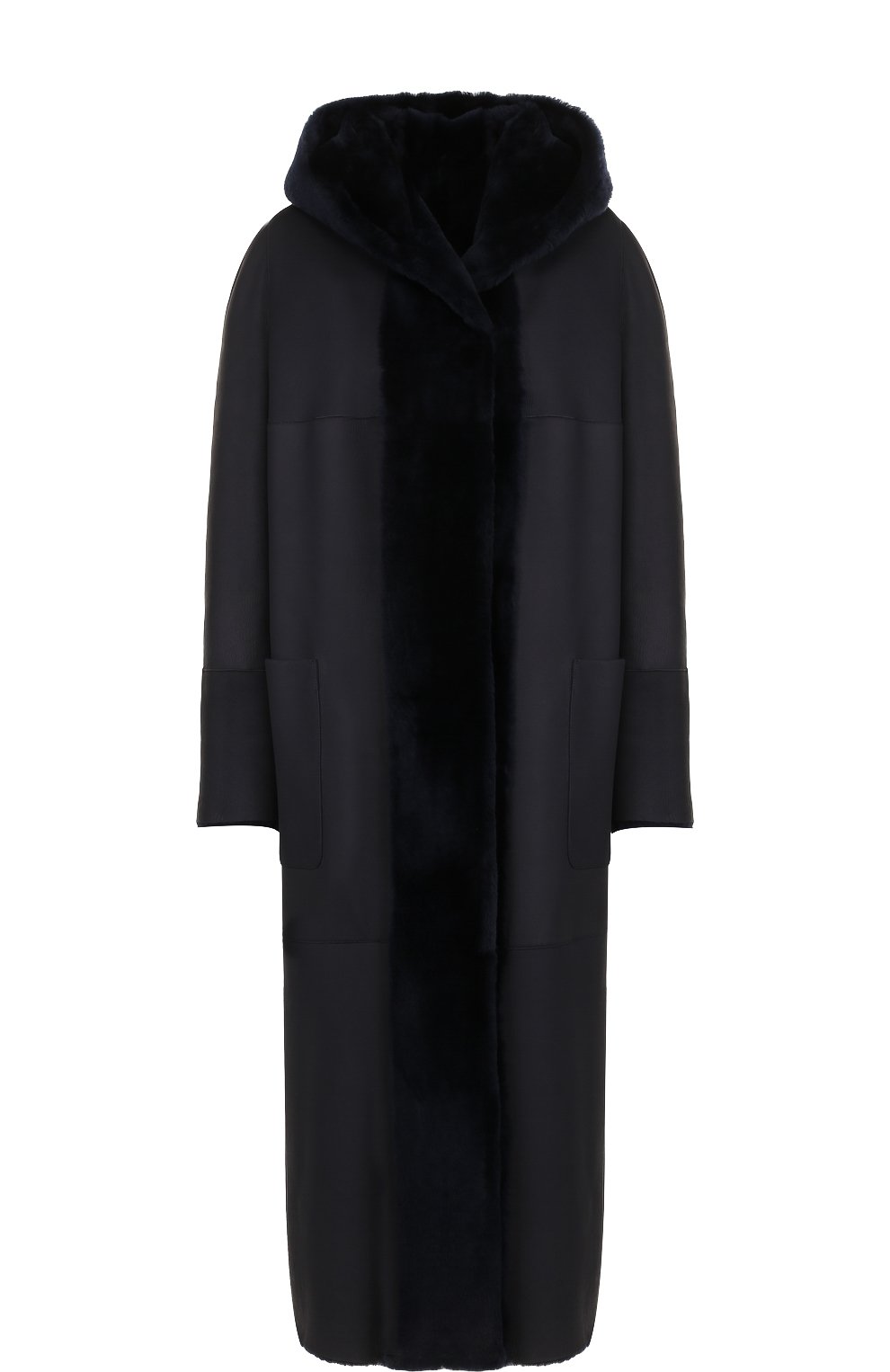 Двусторонняя дубленка из овчины с капюшоном LORO PIANA, арт. FAG4368, фото 1