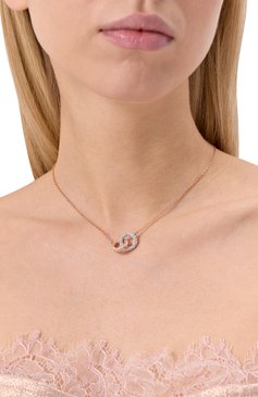 Женское колье dextera SWAROVSKI золотого цвета, арт. 5414999 | Фото 2 (Материал: Металл, Кристаллы; Нос: Не проставлено; Автоматизация состава: Проставлено)