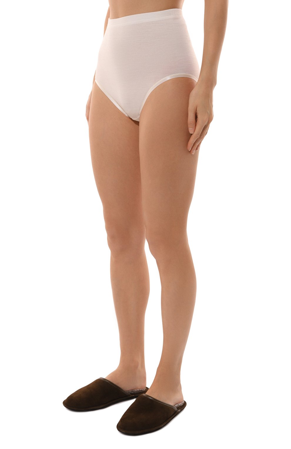 Трусы-шорты из шерсти и шелка HANRO кремового цвета по цене 8790 руб., арт. 071420, фото 2 Трусы-шорты из шерсти и шелка HANRO, арт. 071420, фото 2