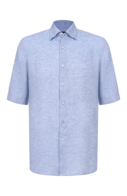 Льняная рубашка Stefano Ricci MC007892/BX2922 Голубой MC007892/BX2922