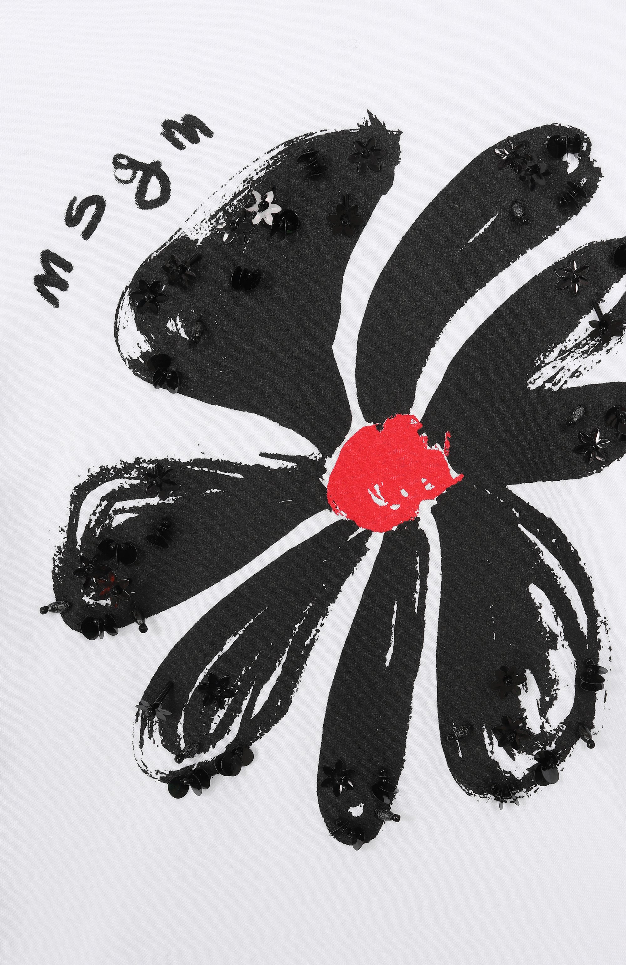 Хлопковая футболка MSGM KIDS, арт. S6MSJGTH080, фото 3