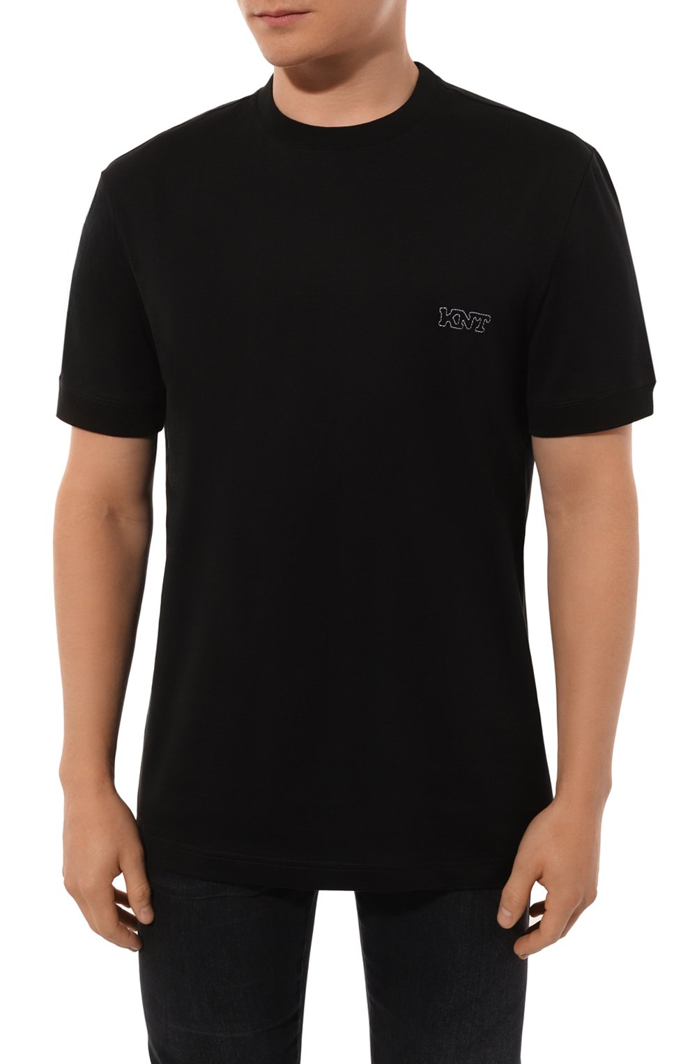 Хлопковая футболка KITON, арт. UMM055505, фото 3