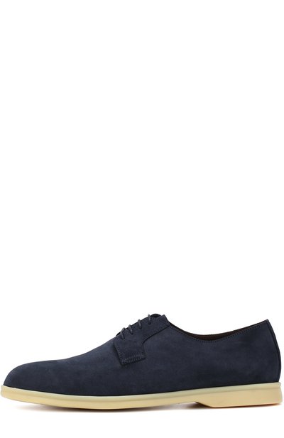 Замшевые дерби на контрастной подошве LORO PIANA, арт. FAG1545, фото 3