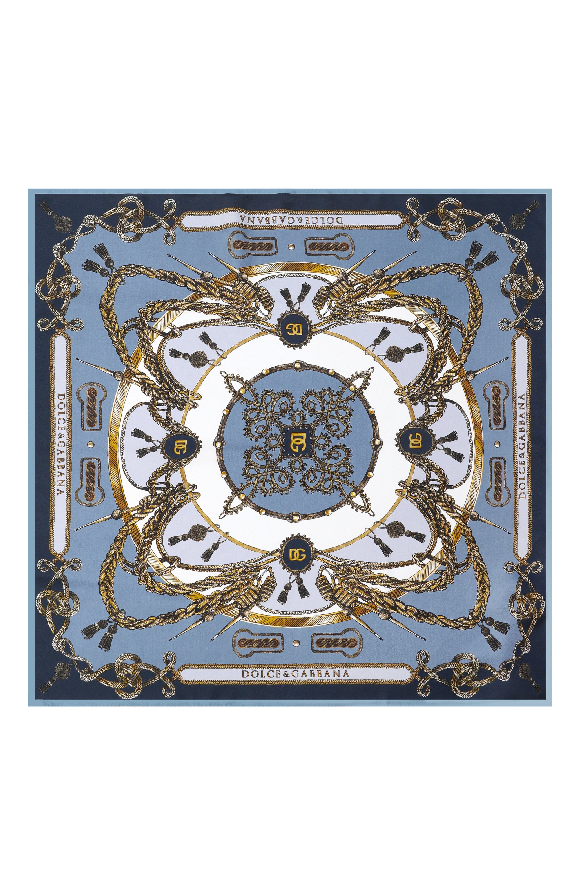 Шелковый платок DOLCE & GABBANA, арт. GQ348E/HI12A, фото 3