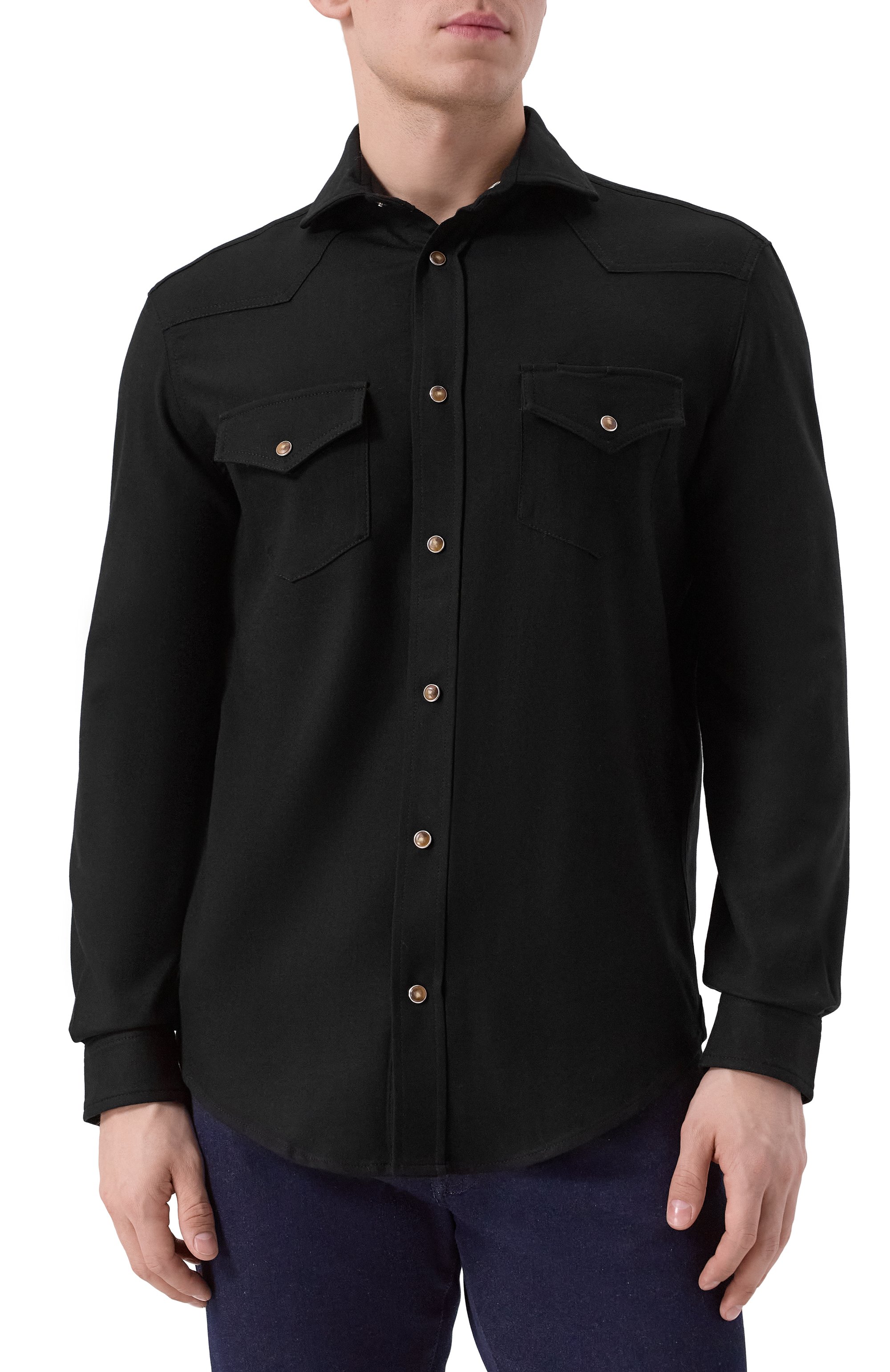 Шерстяная рубашка MARCO PESCAROLO, арт. RIB0T/5217, фото 3