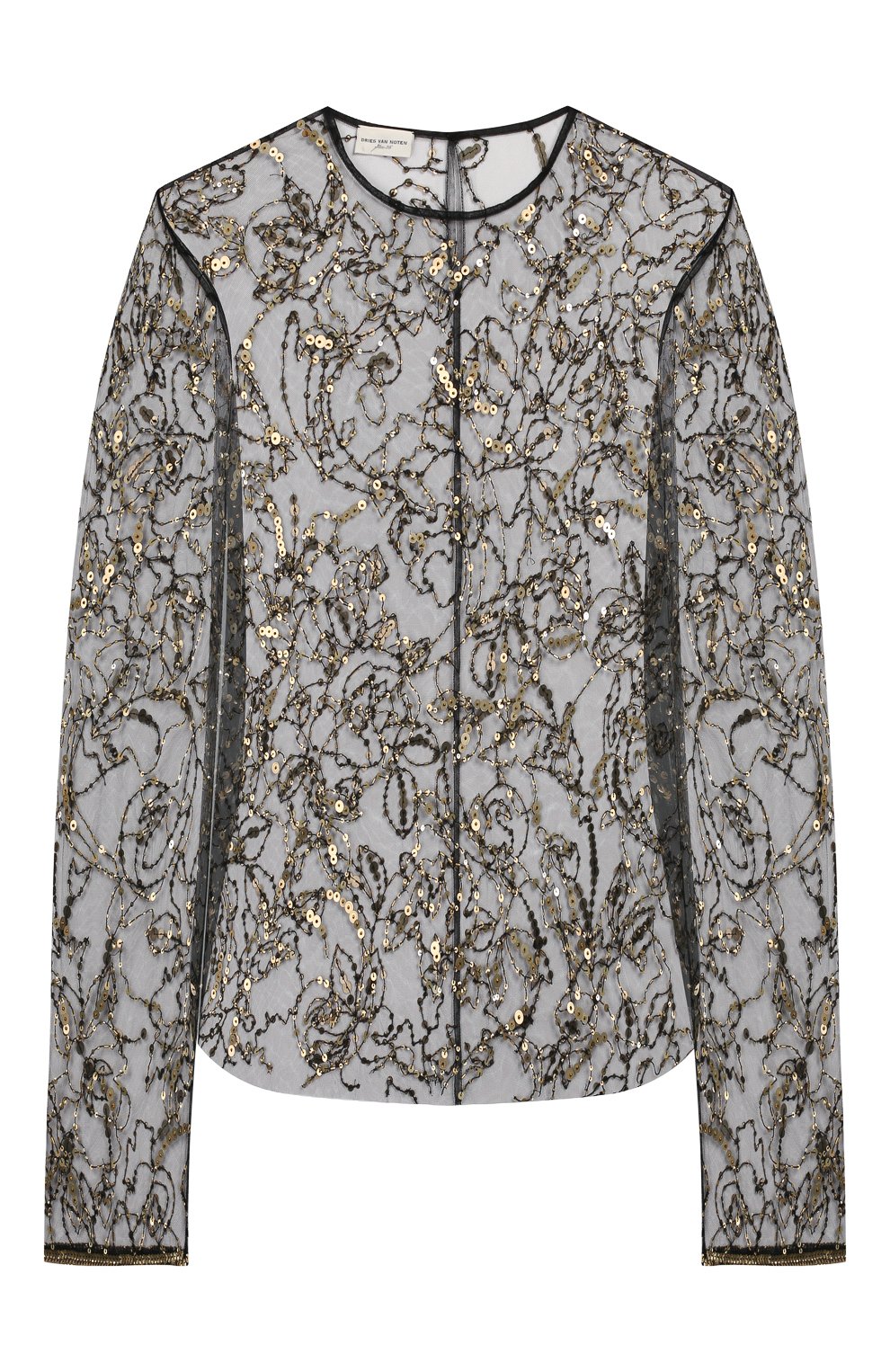 Топ с пайетками DRIES VAN NOTEN, арт. 201-18683-9302, фото 1