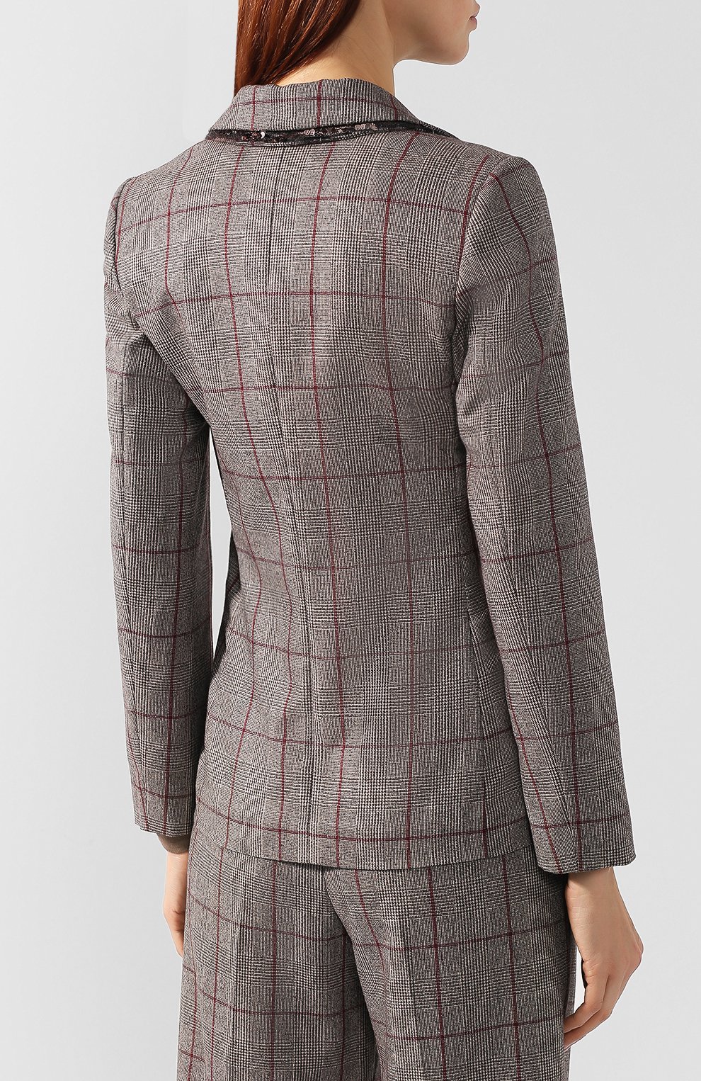 Шерстяной костюм в клетку BRUNELLO CUCINELLI, арт. MA594T8437, фото 3
