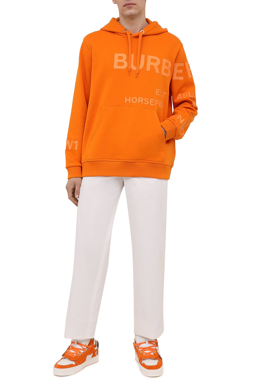 Комбинированные кеды floating arrow OFF-WHITE, арт. 0MIA151S21LEA0010120, фото 2