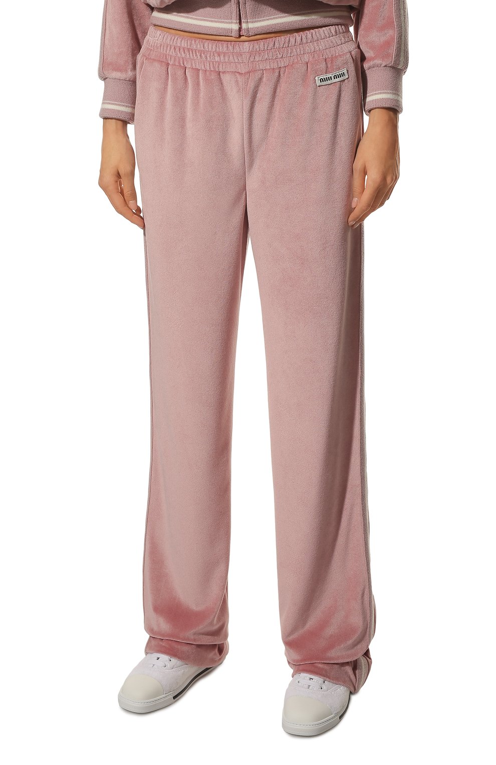 Бархатные брюки MIU MIU, арт. MJP264-1ZVA-F0E18, фото 3