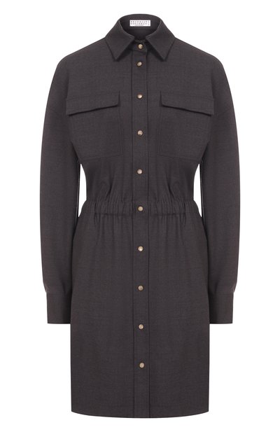 Женское шерстяное платье BRUNELLO CUCINELLI, арт. MP912AFS51
