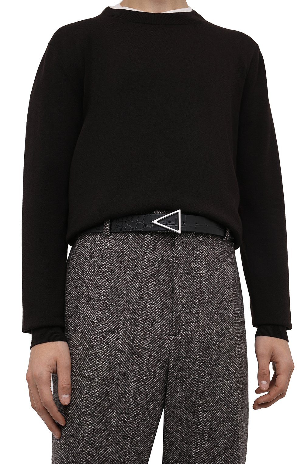 Кожаный ремень BOTTEGA VENETA, арт. 657154/VA456, фото 2