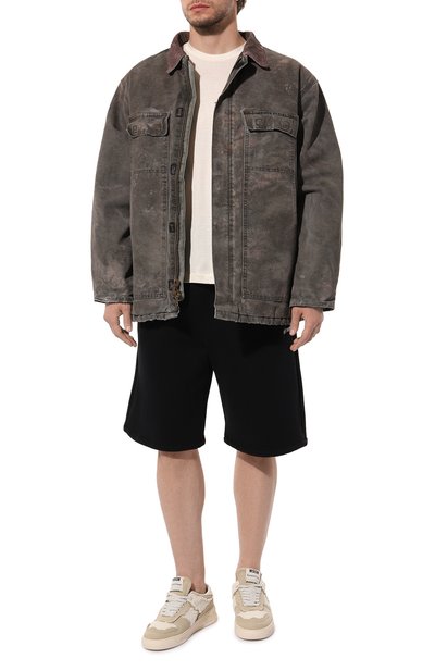 Хлопковые шорты OFF-WHITE, арт. 0MCI013S24FLE001, фото 2