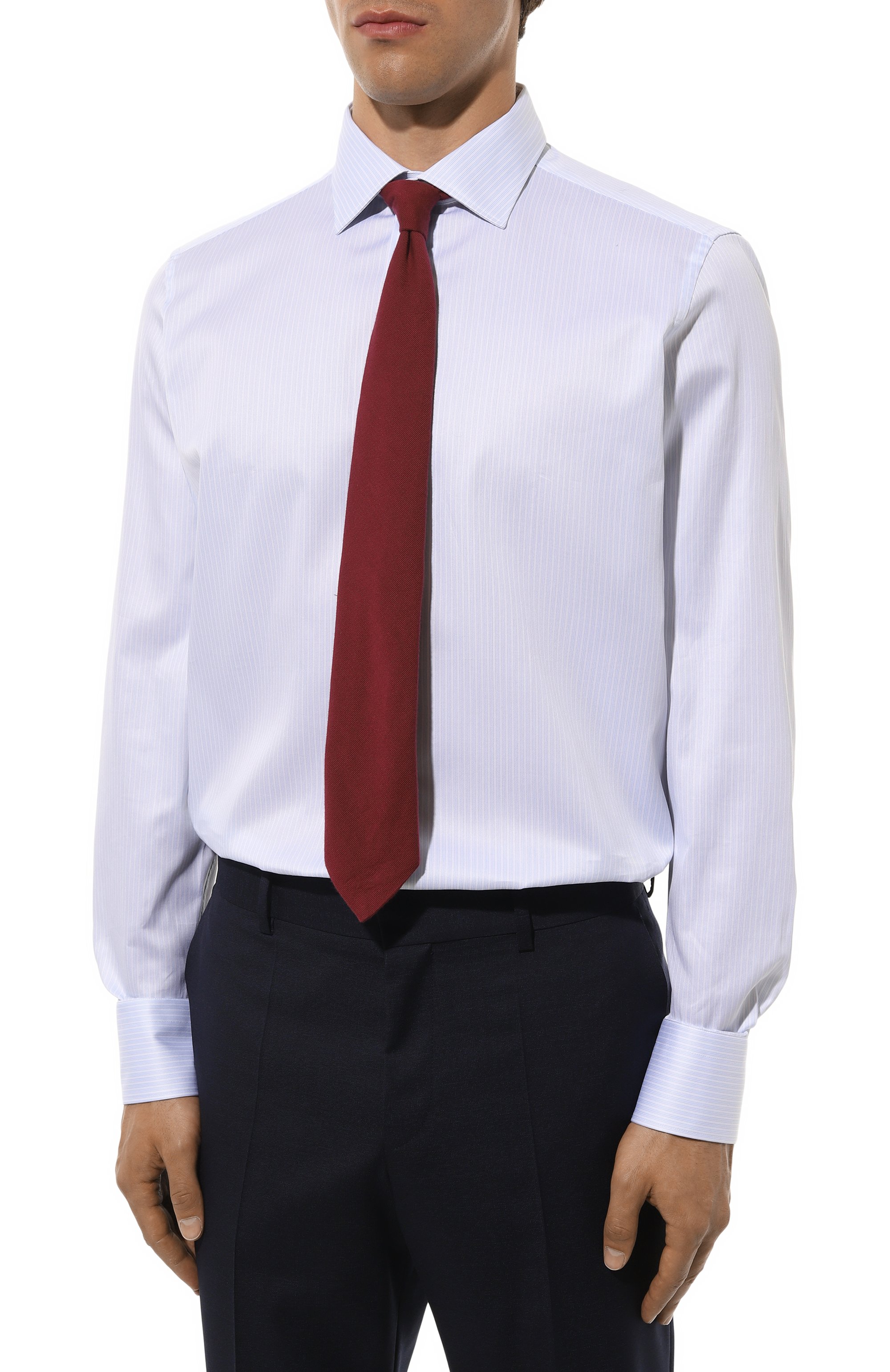 Хлопковая сорочка ZEGNA, арт. 701037A7/9MS0JI, фото 3