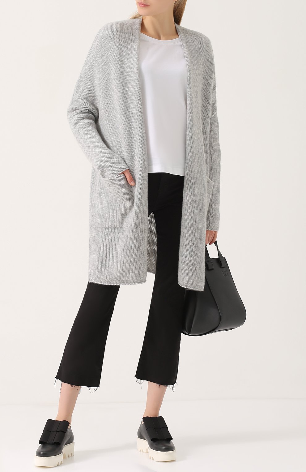 Удлиненный кашемировый кардиган с накладными карманами FTC, арт. 690-0000, фото 2
