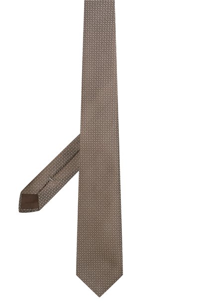 Галстук из шелка и шерсти CANALI, арт. 18/HJ04624, фото 3
