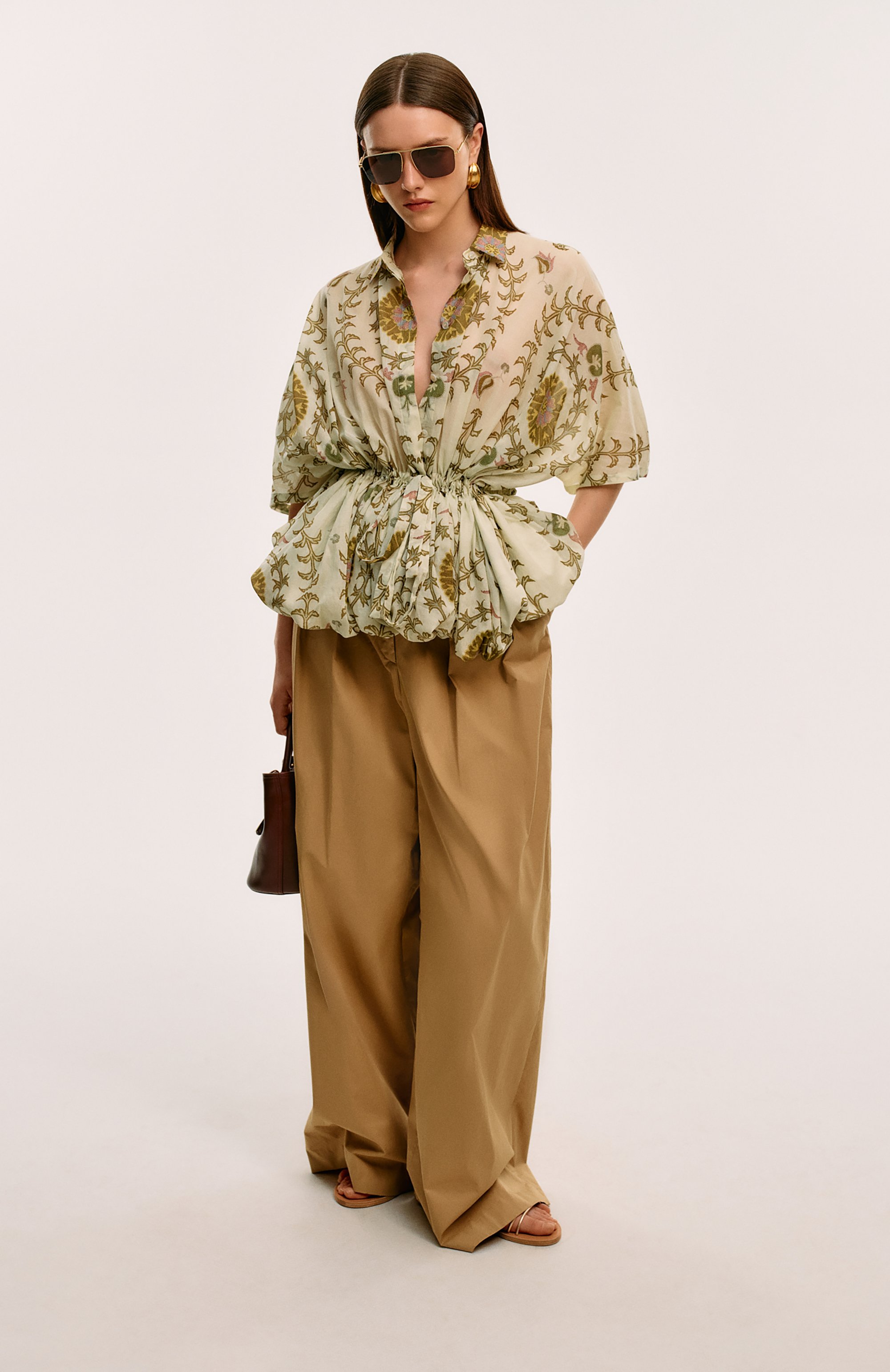 Хлопковые брюки DRIES VAN NOTEN, арт. 251-010903-1147, фото 7