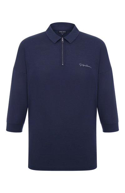 Поло из лиоцелла и хлопка GIORGIO ARMANI, арт. 3DSF53/SJCBZ, фото 1