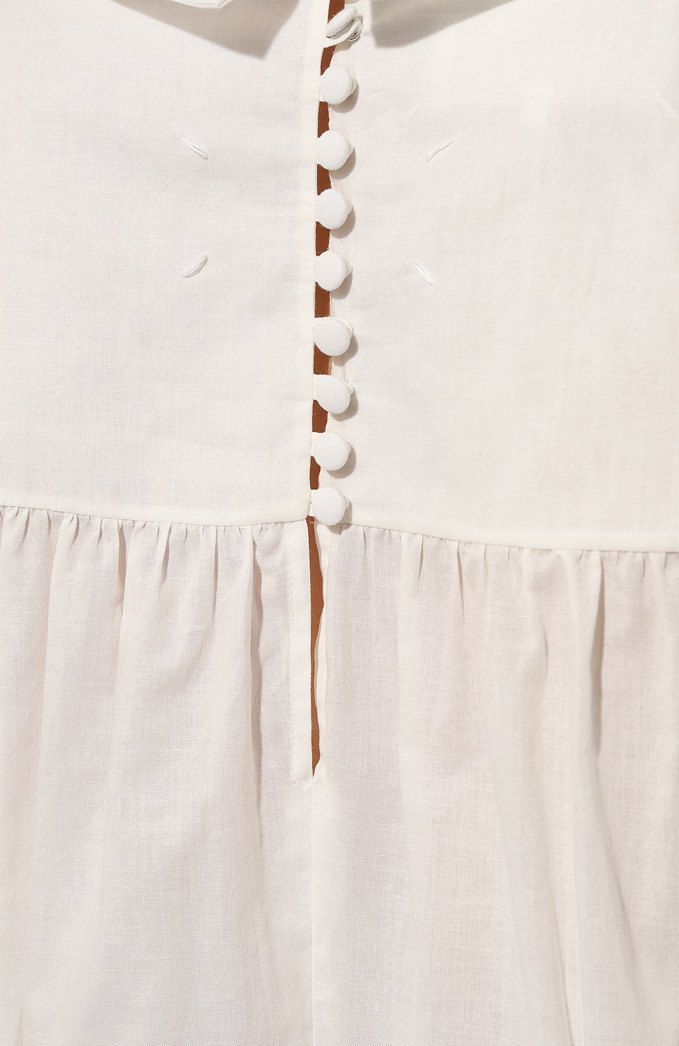 Хлопковое боди MAISON MARGIELA, арт. S29FP0126/S78261, фото 5