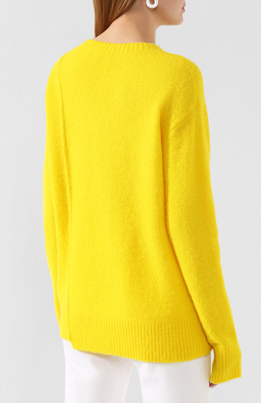 Свитер ACNE STUDIOS желтого цвета по цене 33450 руб., арт. A60130/W, фото 4 Свитер ACNE STUDIOS, арт. A60130/W, фото 4
