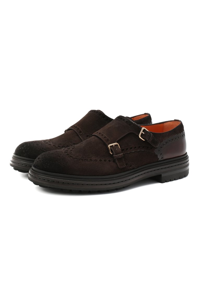Замшевые монки SANTONI, арт. MGMI16232JK2ESEJT55, фото 1