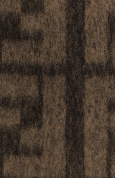 Шерстяной плед FENDI темно-коричневого цвета по цене 128500 руб., арт. FXS730 APWA, фото 2 Шерстяной плед FENDI, арт. FXS730 APWA, фото 2