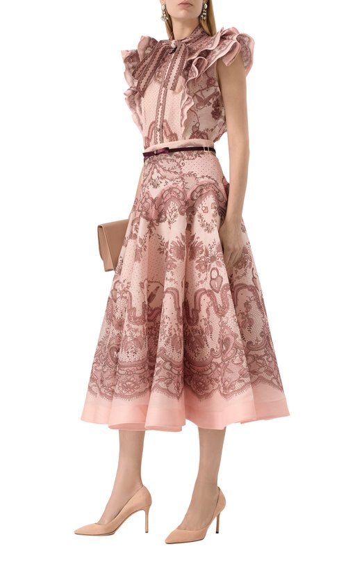 Замшевые туфли Romy 85 Jimmy Choo R0MY 85/KDU Бежевый  R0MY 85/KDU Фото 2