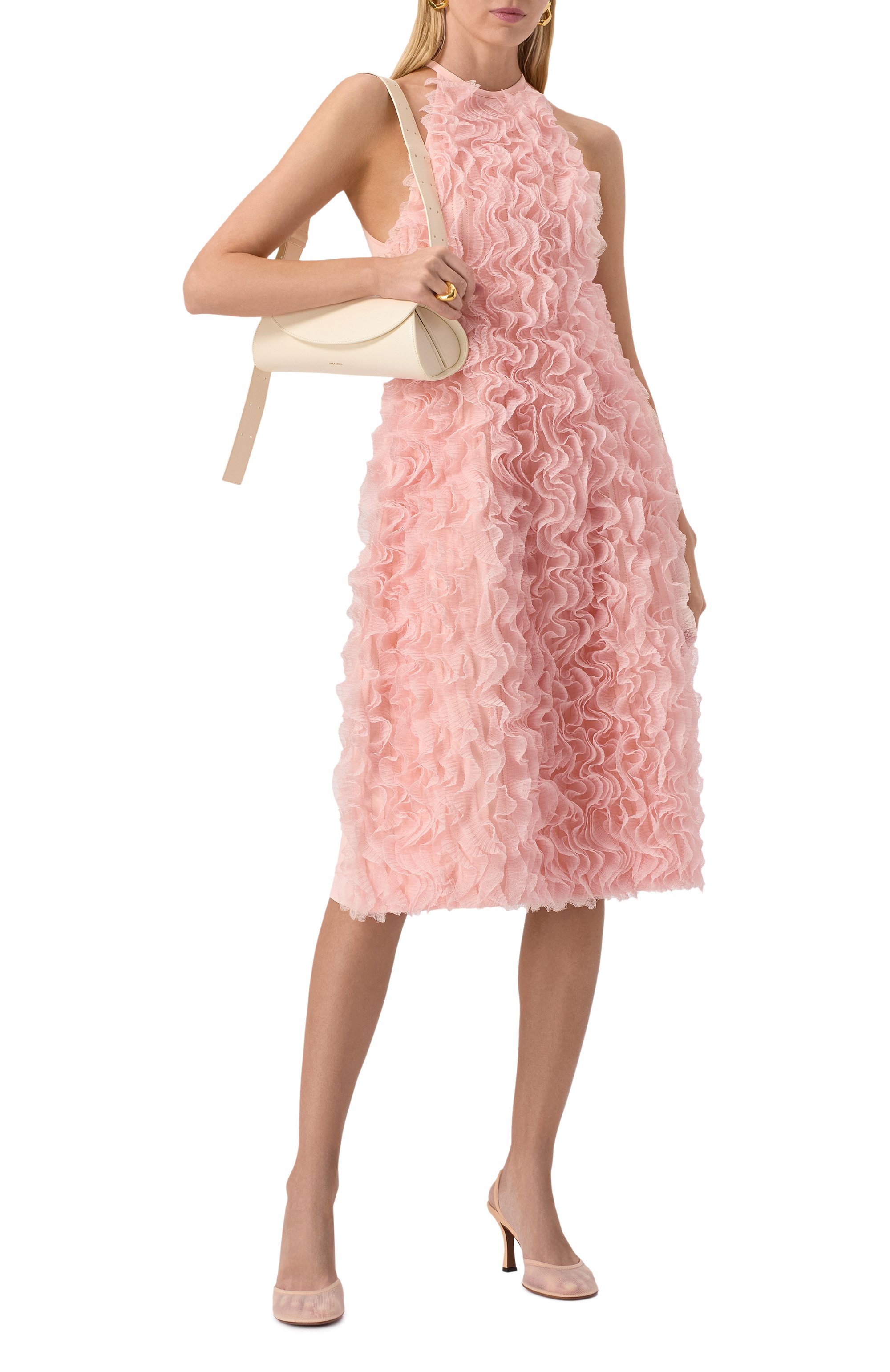 Платье из вискозы JIL SANDER, арт. J02CT0488-J18339, фото 2