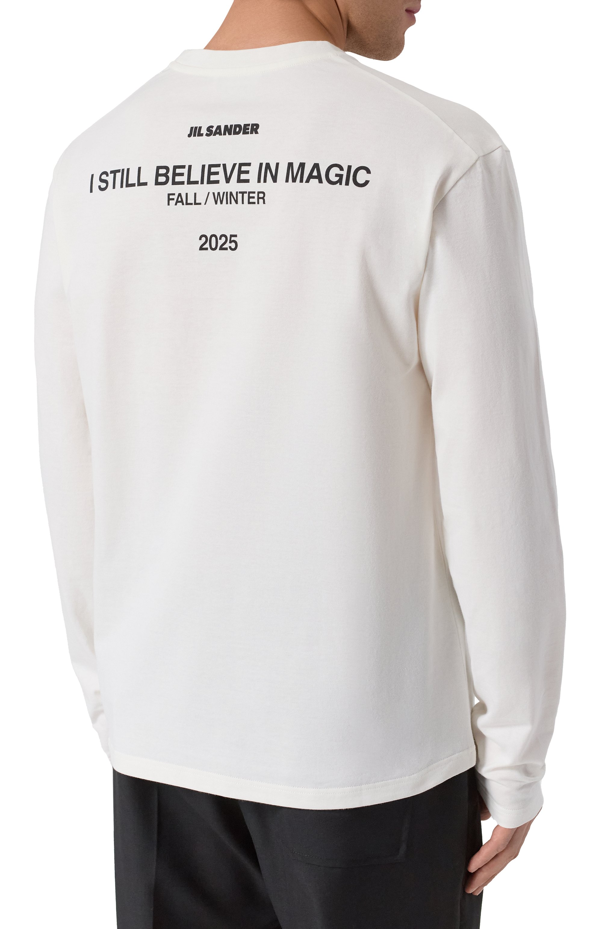 Хлопковый лонгслив JIL SANDER, арт. J22GC0188/J46219, фото 4