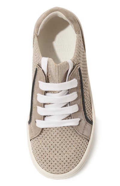 Комбинированные кеды BRUNELLO CUCINELLI, арт. BZ934ZG243, фото 4