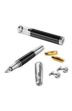 Мужского набор: перьевая ручка и запонки MONTEGRAPPA бесцветного цвета, арт. ISBJN2IC | Фото 2 (Материал сплава: Сталь; Региональные ограничения белый список (Axapta Mercury): Не проставлено; Нос: Не проставлено)