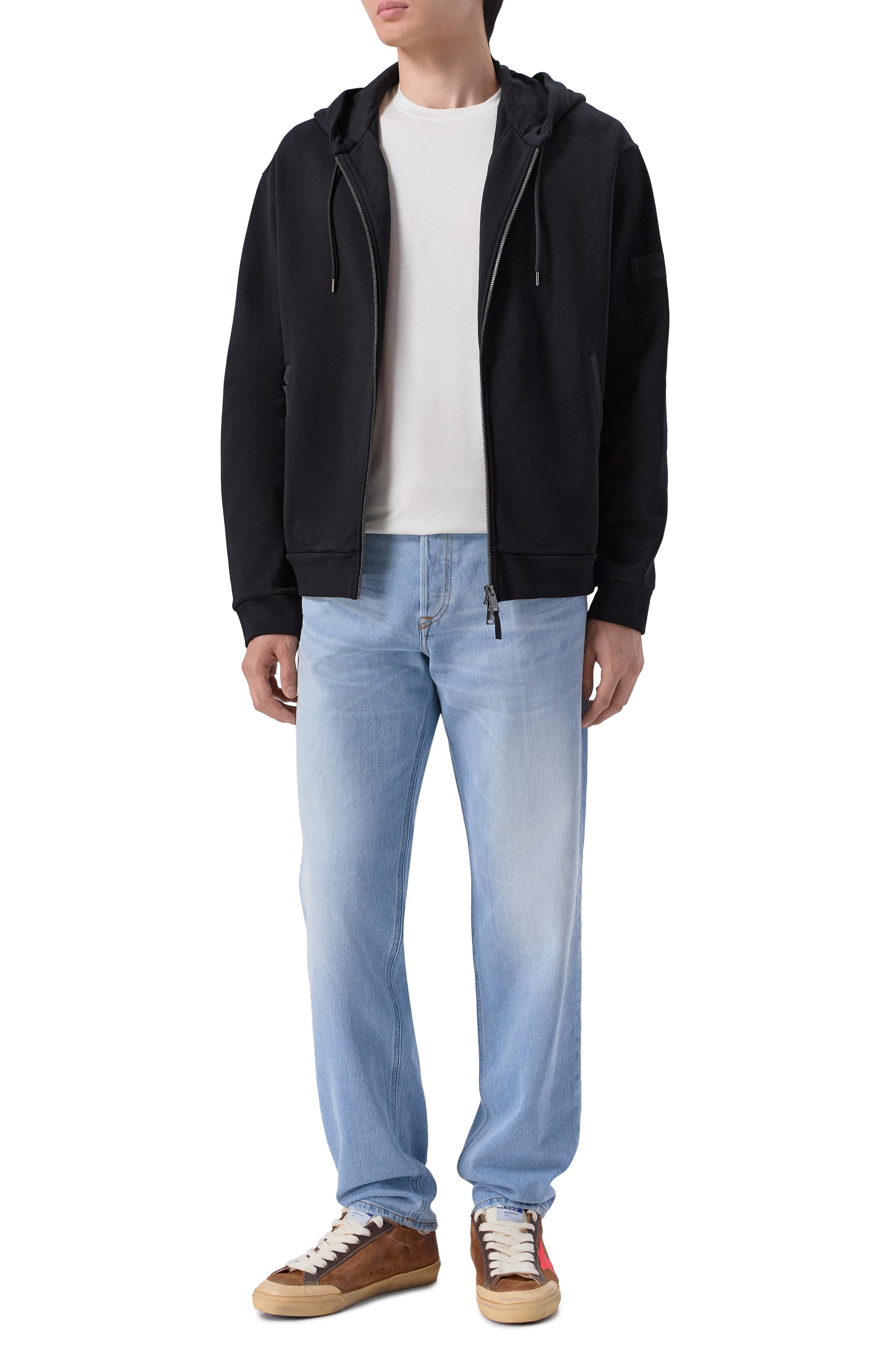 Хлопковая толстовка PREMIATA черного цвета по цене 39950 руб., арт. PA1034, фото 2 Хлопковая толстовка PREMIATA, арт. PA1034, фото 2