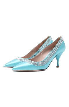 Текстильные туфли MIU MIU, арт. 5I796C-ZIZ-F064W-M075, фото 1