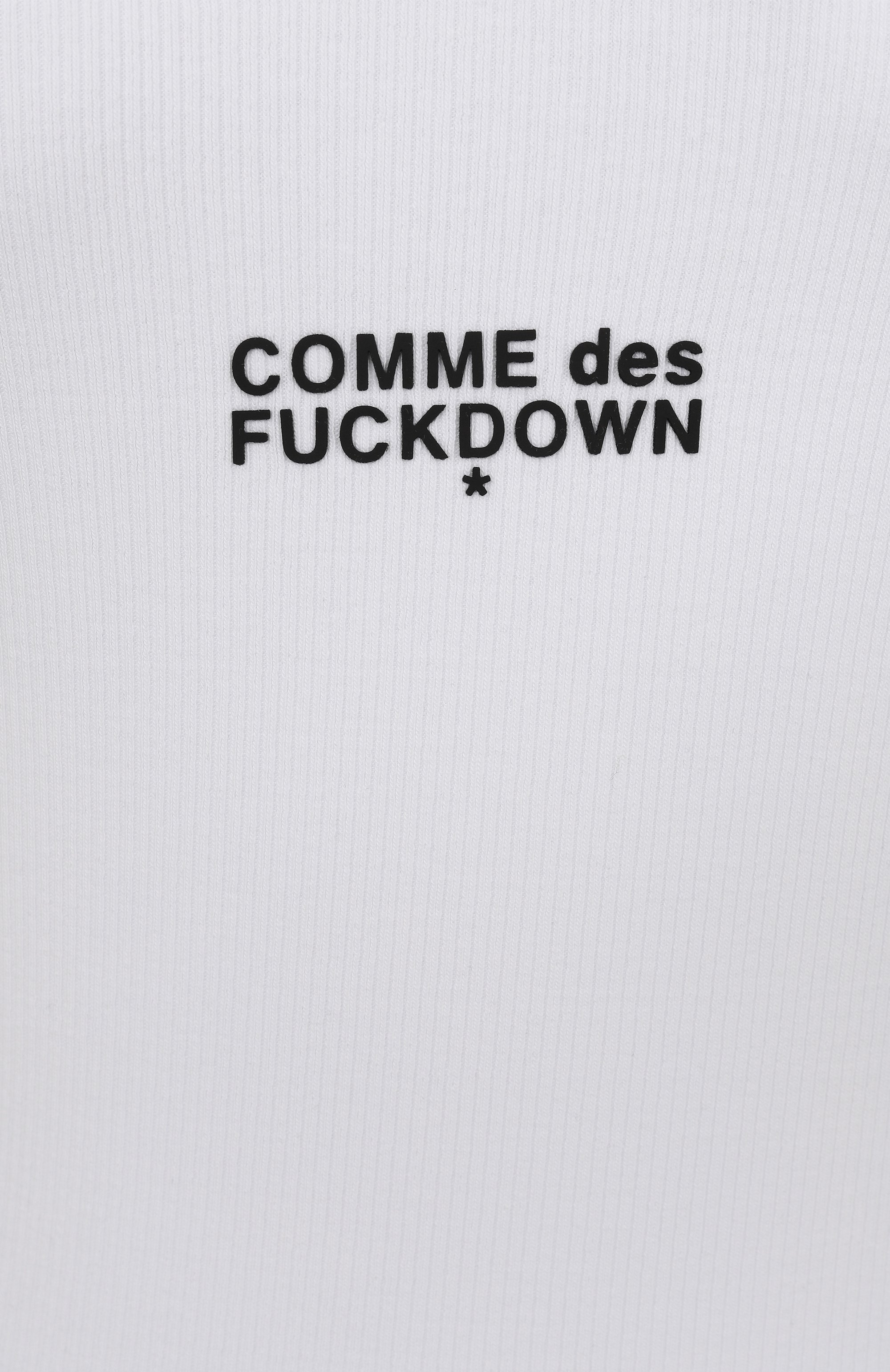 Хлопковое платье COMME DES FUCKDOWN, арт. CFABW01252, фото 6