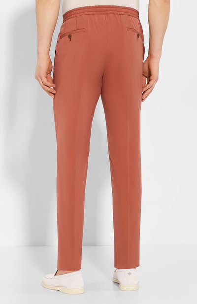 Брюки из хлопка и шелка CORNELIANI, арт. 854L03-0114000/00, фото 4