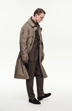 Мужской шерстяной костюм CORNELIANI коричневого цвета, арт. 256005-2518414_SET | Фото 10 (Рукава: Длинные; Материал сплава: Проставлено; Драгоценные камни: Проставлено; Материал внешний: Шерсть; Костюмы М: Однобортный; Стили: Классический)