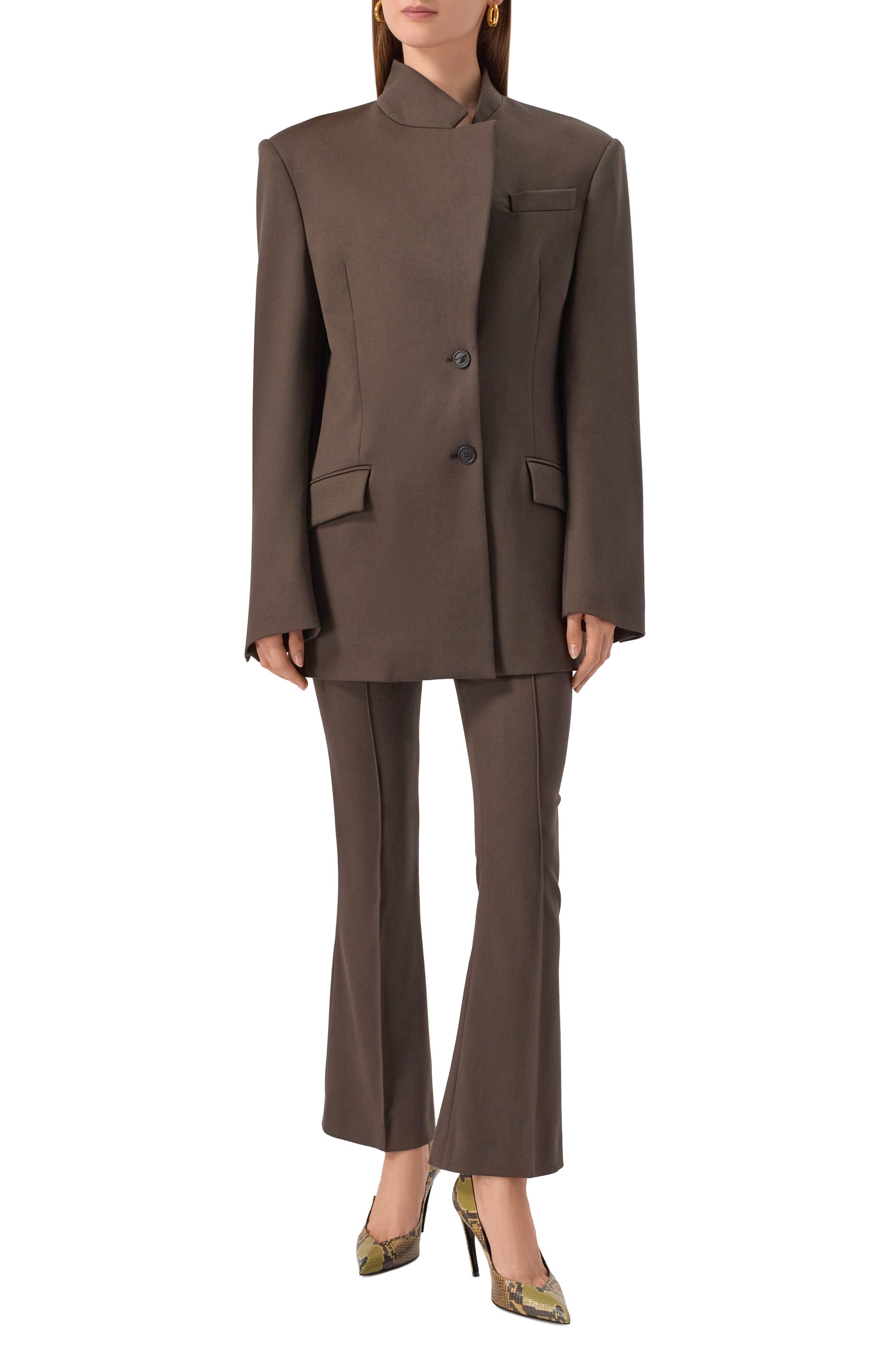 Шерстяные брюки THE ATTICO, арт. 251WCP00266/WWW061AA, фото 2