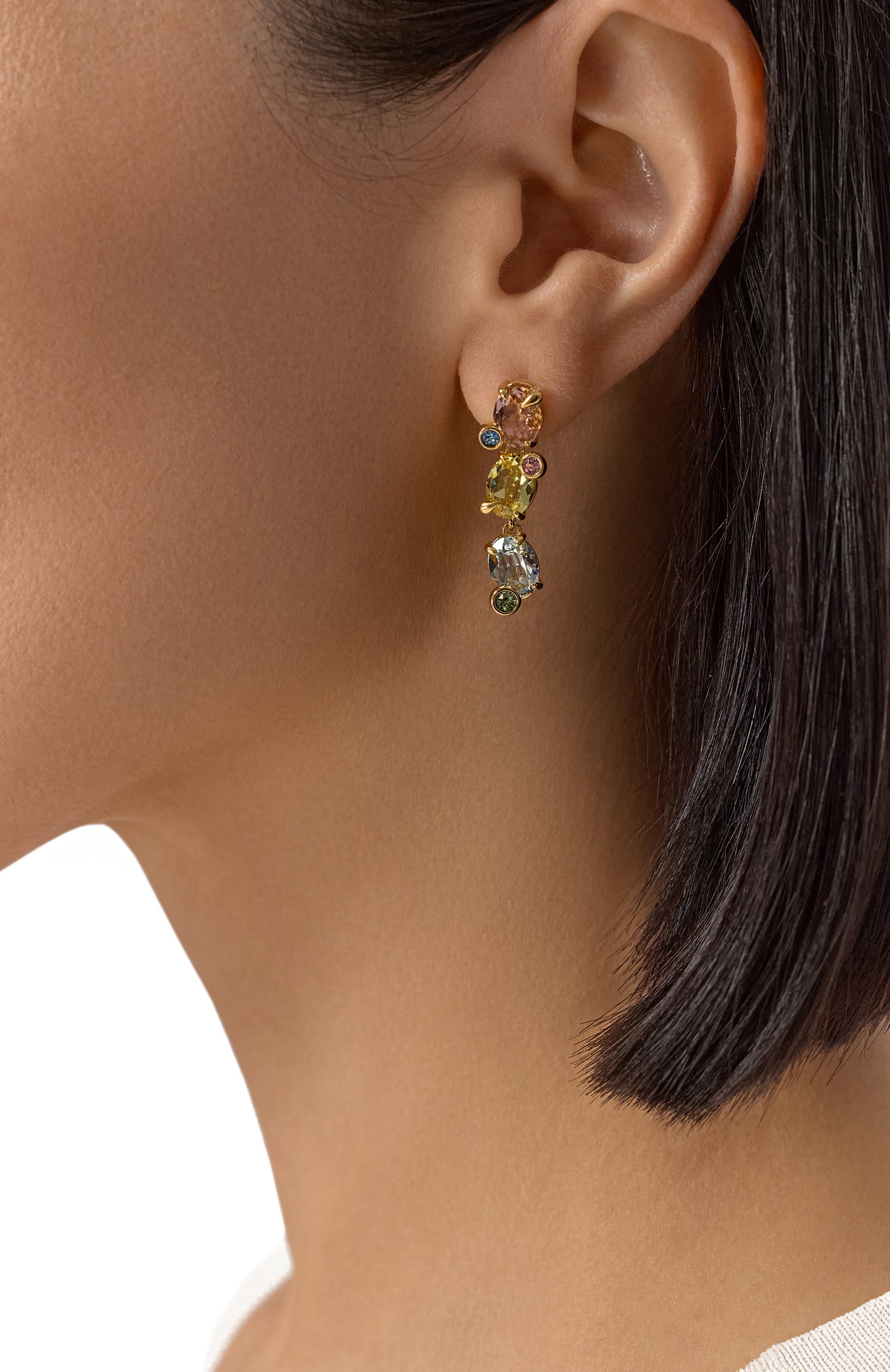 Серьги gema SWAROVSKI разноцветного цвета по цене 20550 руб., арт. 5714815, фото 2 Серьги gema SWAROVSKI, арт. 5714815, фото 2