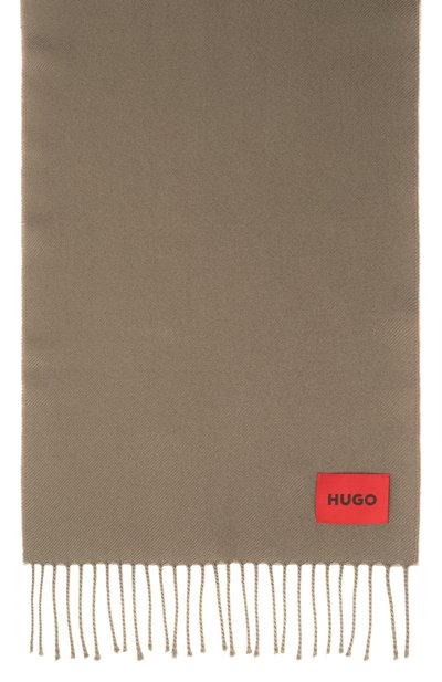 Шерстяной шарф HUGO, арт. 50517623, фото 4