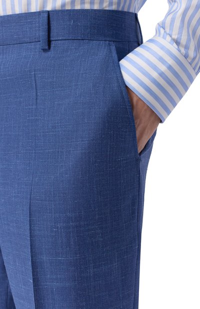 Брюки из ш ерсти и шелка BOSS, арт. 50556955, фото 5